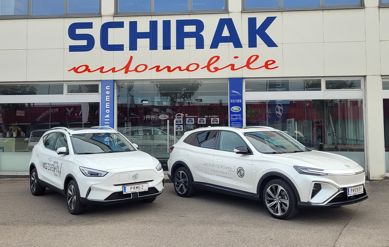 Elektromobilität trifft Tradition: Warum MG bei Schirak Automobile in St. Pölten Ihre erste Wahl sein sollte